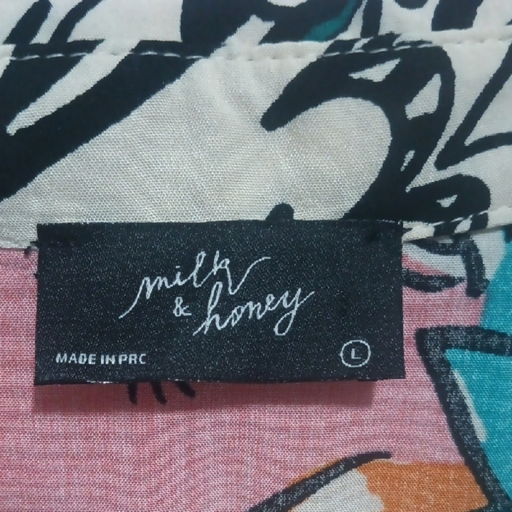 Milk & Honey Multicolor Patterned Garment